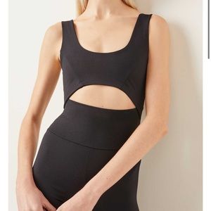 Live the Process Black Bodysuit